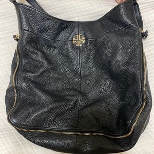 Tory Burch Ivy Expandable Leather Shoulder Bag